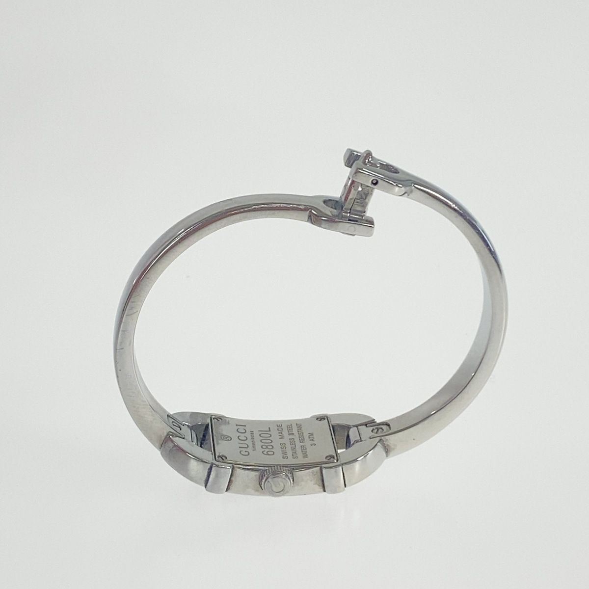 Gucci Vintage Silver Black Stainless Steel Watch — view 4