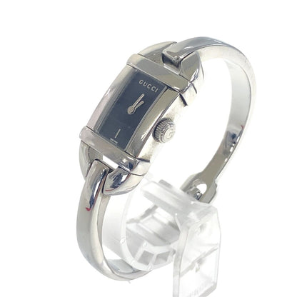 Gucci Vintage Silver Black Stainless Steel Watch — view 2