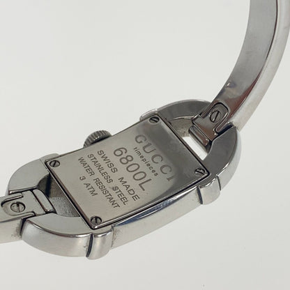 Gucci Vintage Silver Black Stainless Steel Watch — view 6