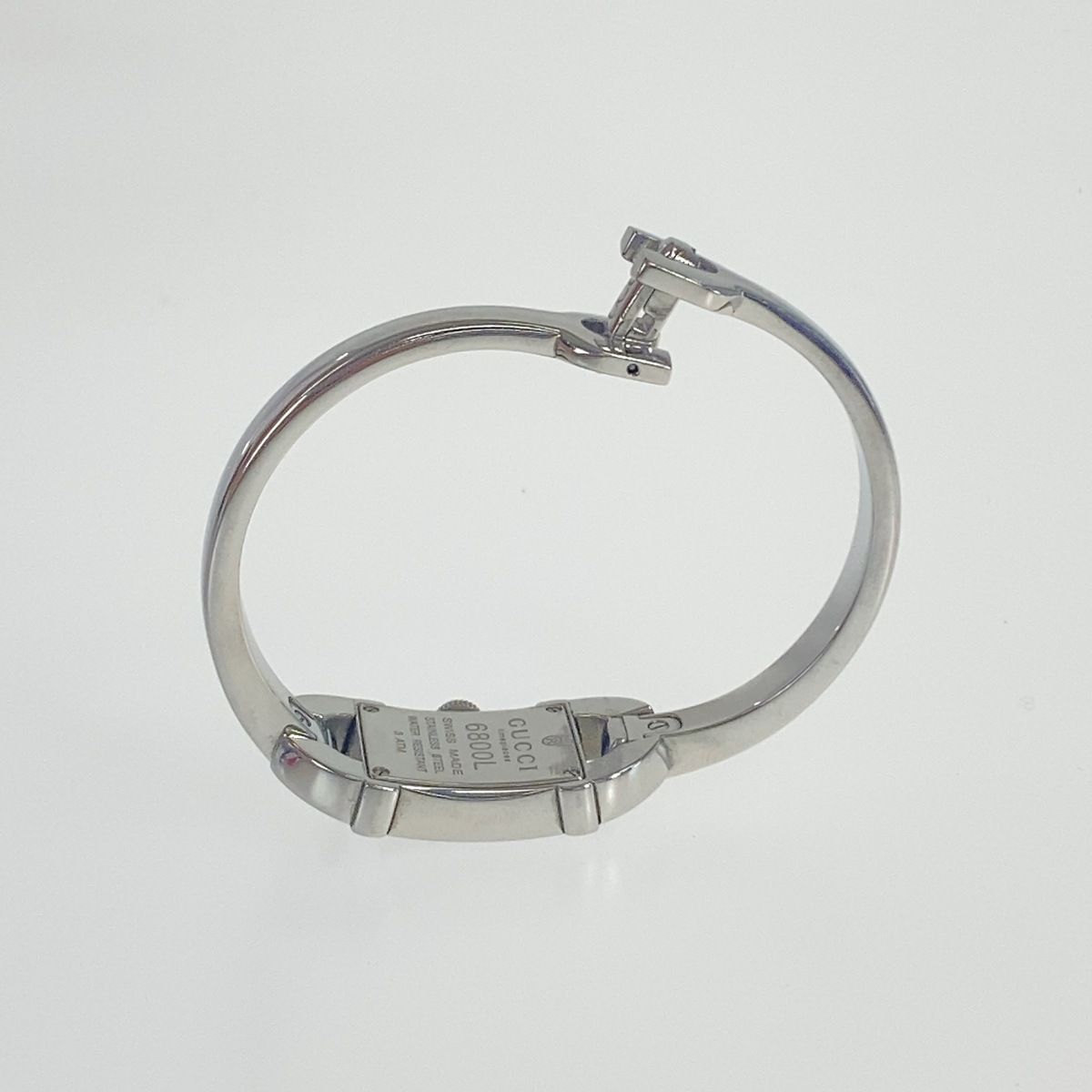 Gucci Vintage Silver Black Stainless Steel Watch — view 5