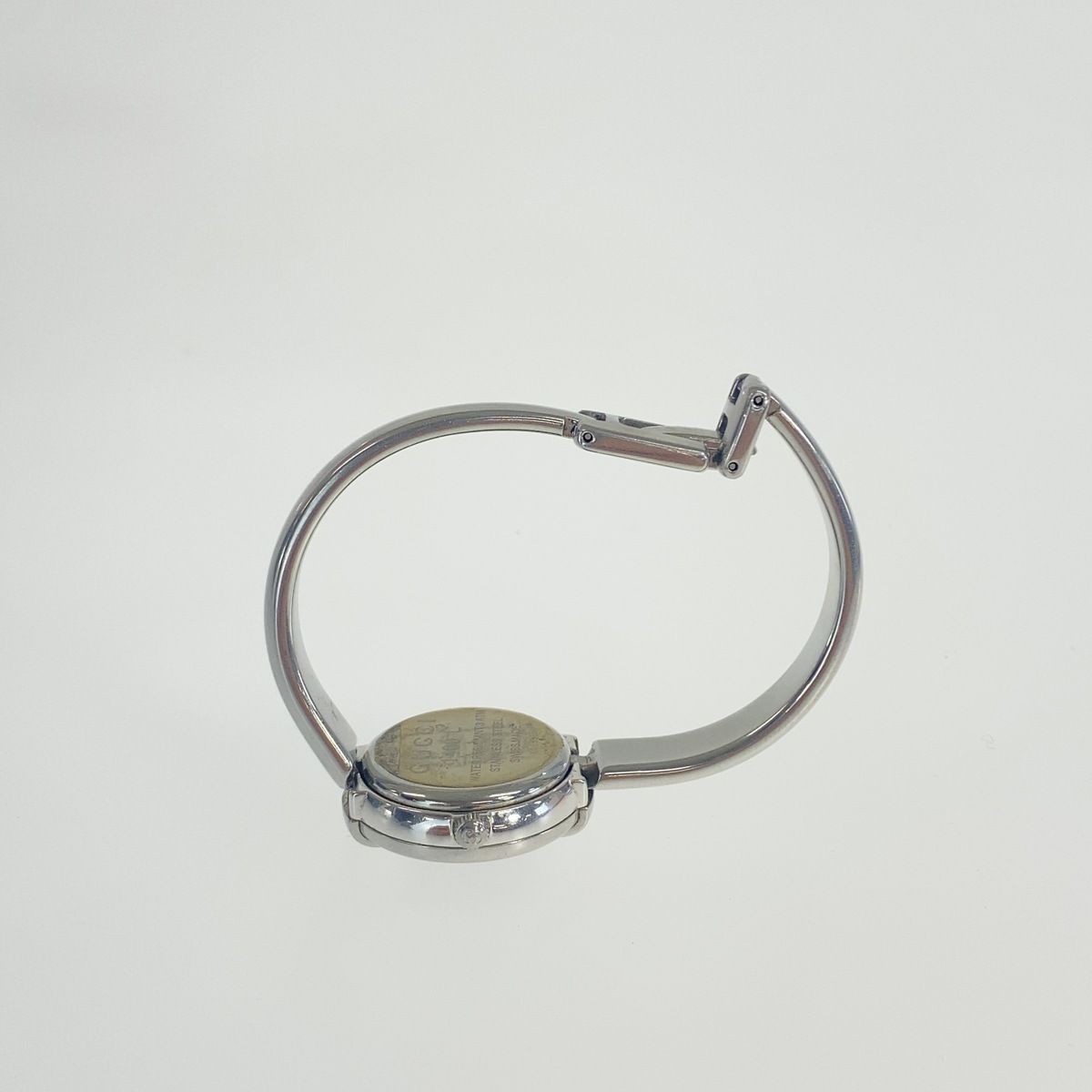 Gucci Vintage Silver Black Metal Watch — view 4