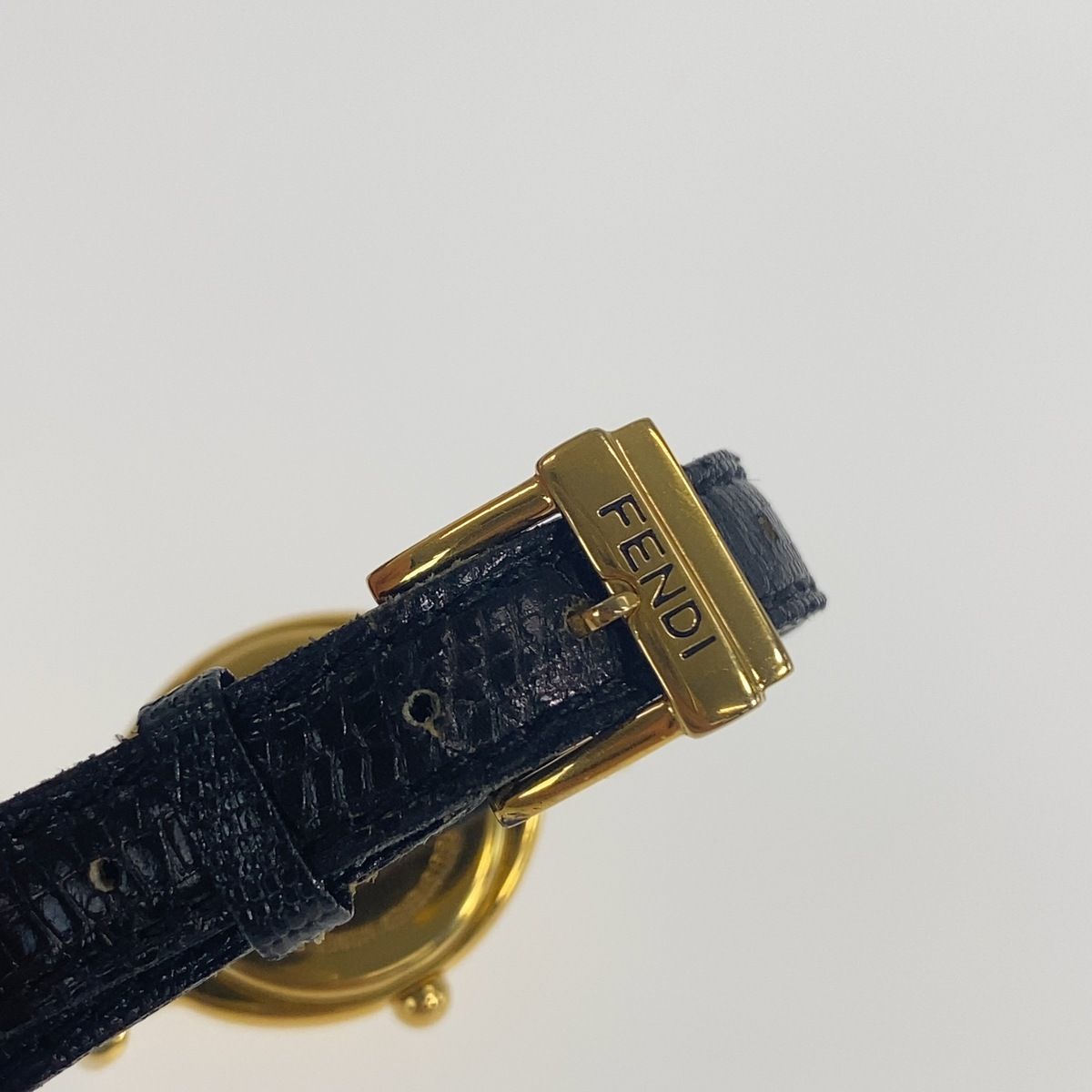Fendi Vintage Change Strap Black Brown Blue Watch — view 6
