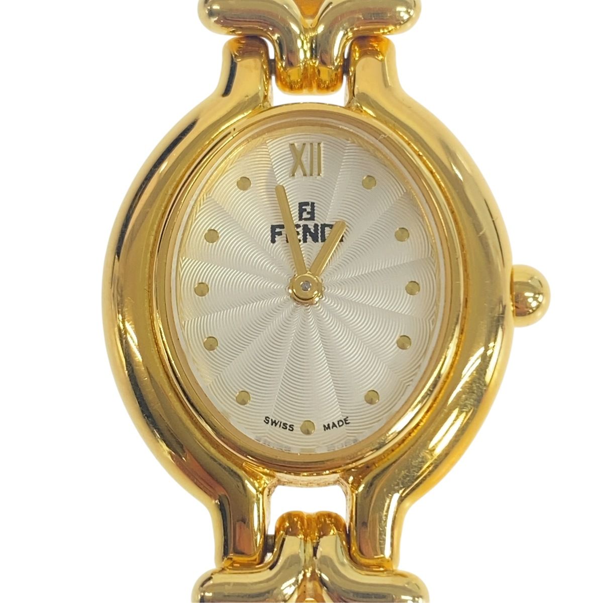 Fendi Vintage Change Strap Black Brown Blue Watch