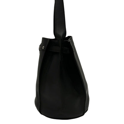 Celine Shoulder Bag Big Bucket with Long Strap Black Leather — view 4