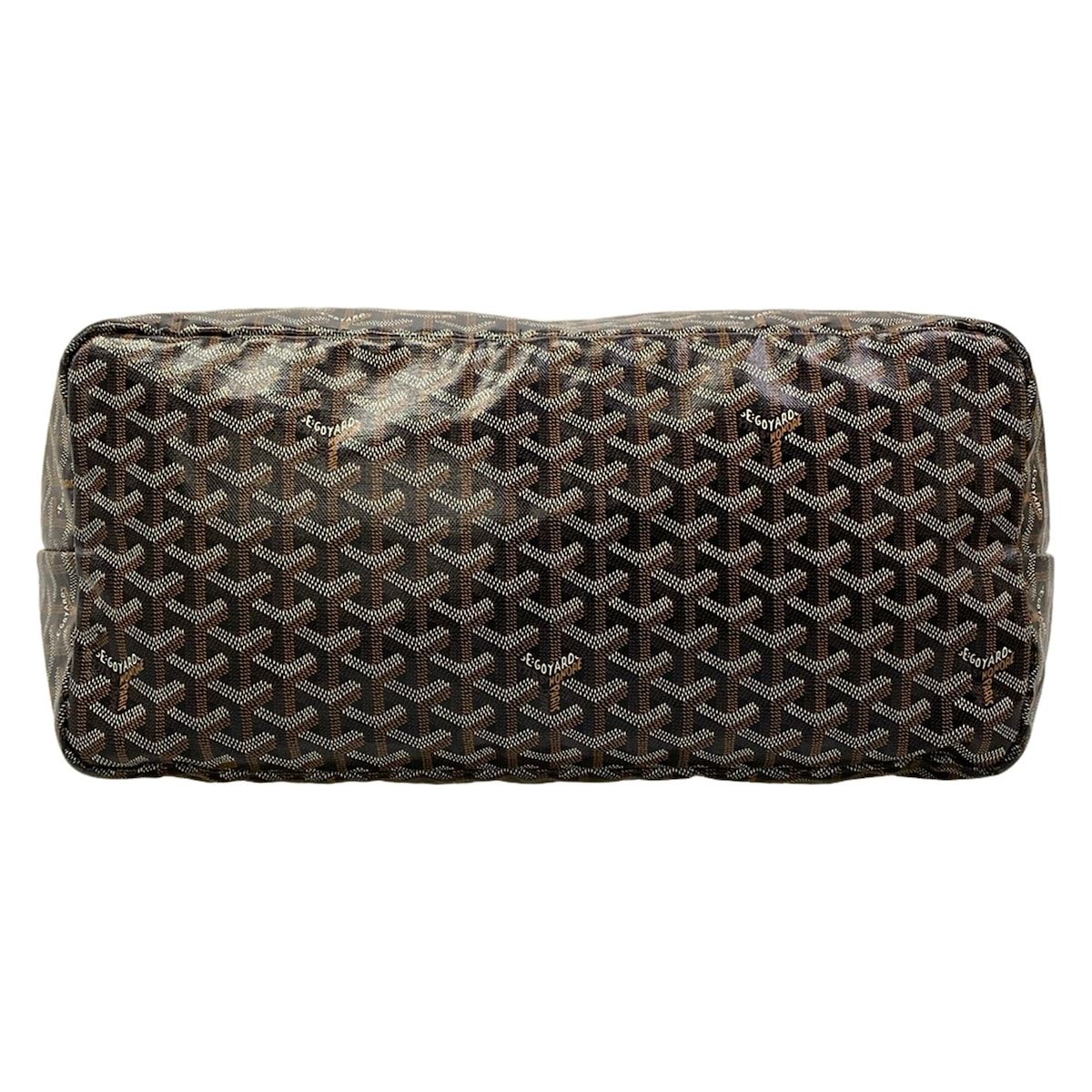 Goyard Tote Bag Saint Louis GM Black Leather — view 5