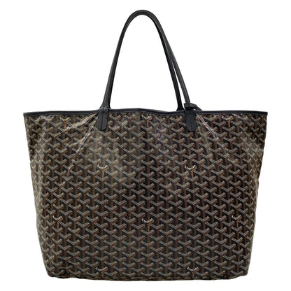 Goyard Tote Bag Saint Louis GM Black Leather — view 3