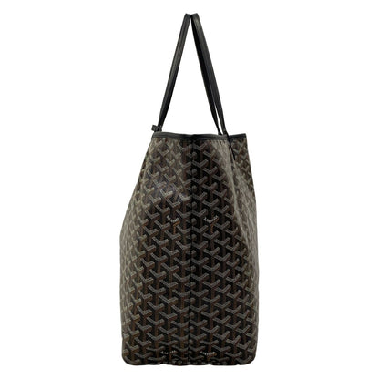 Goyard Tote Bag Saint Louis GM Black Leather — view 2