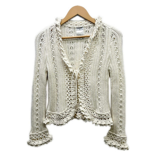 Chanel Cardigan L White 42