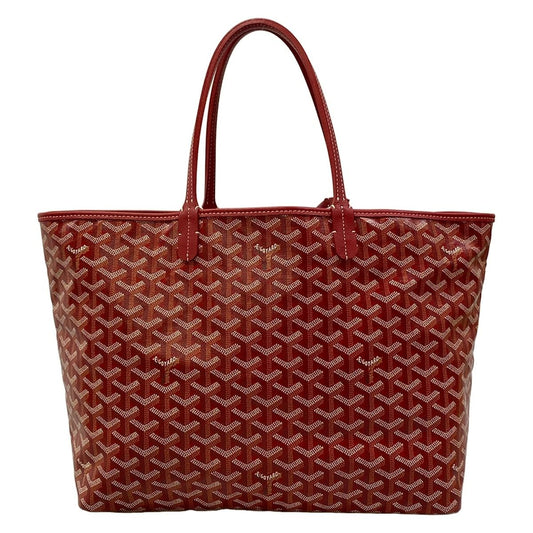 Goyard Tote Bag Saint Louis PM Red White Black Leather