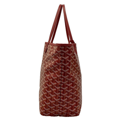 Goyard Tote Bag Saint Louis PM Red White Black Leather — view 4