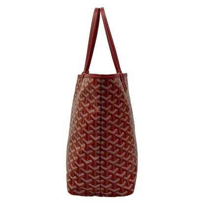 Goyard Tote Bag Saint Louis PM Red White Black Leather — view 2