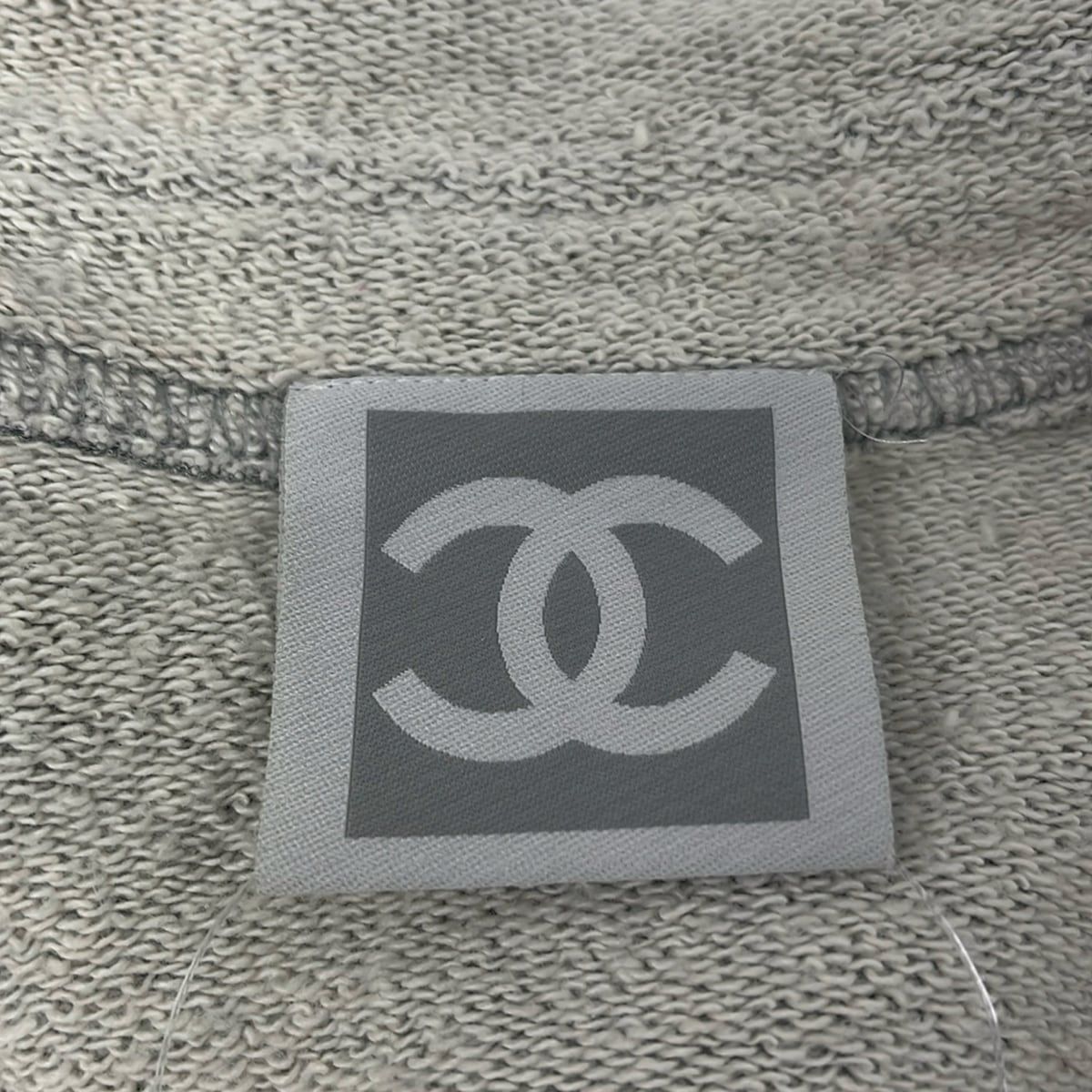 Chanel Vest M Sport Line Light Gray 38 — view 3