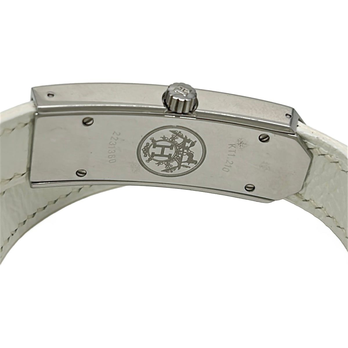 Hermes Watch Kelly 2 Double Wrap Leather Strap I White — view 5