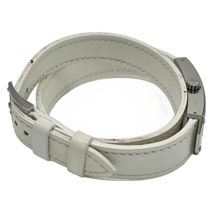 Hermes Watch Kelly 2 Double Wrap Leather Strap I White — view 4