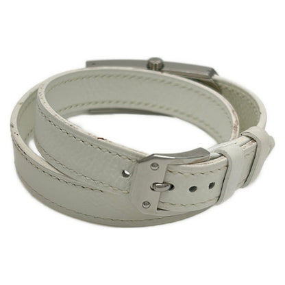 Hermes Watch Kelly 2 Double Wrap Leather Strap I White — view 6