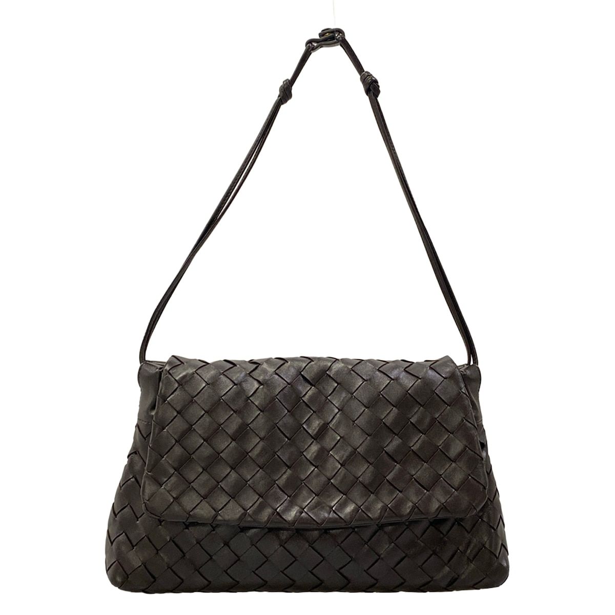 Bottega Veneta Shoulder Bag Giorno Fondente Leather