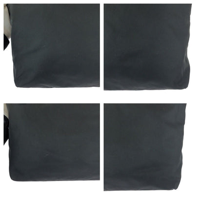 Prada Tessuto Black Silver Nylon Shoulder Bag — view 6