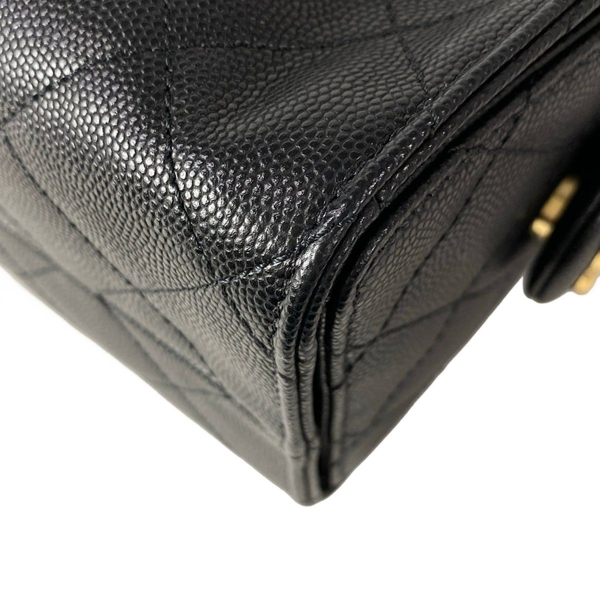 Chanel Shoulder Bag 25 Mini Black Chain Vintage Gold — view 6