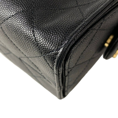 Chanel Shoulder Bag 25 Mini Black Chain Vintage Gold — view 6