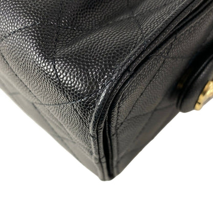 Chanel Shoulder Bag 25 Mini Black Chain Vintage Gold — view 8