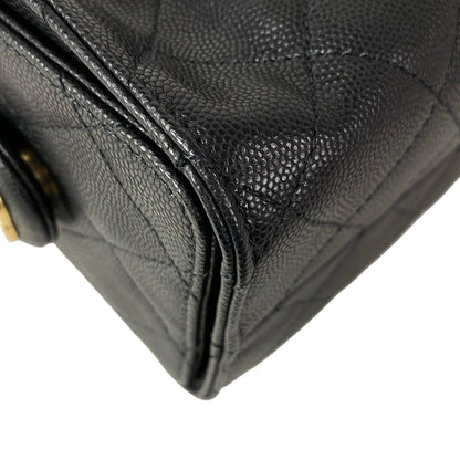 Chanel Shoulder Bag 25 Mini Black Chain Vintage Gold — view 7