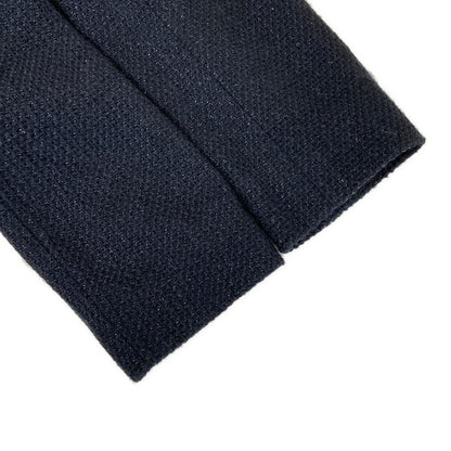Chanel Jacket S Dark Navy Tweed Glitter Double Cotton 36 — view 5