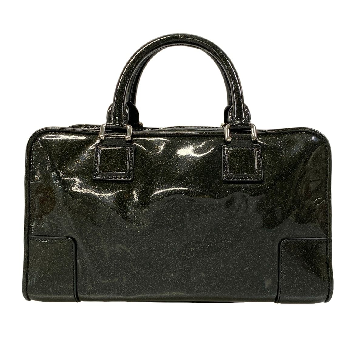 Loewe Handbag Amazona 28 Black Glitter Leather — view 3