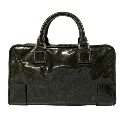 Loewe Handbag Amazona 28 Black Glitter Leather — view 3