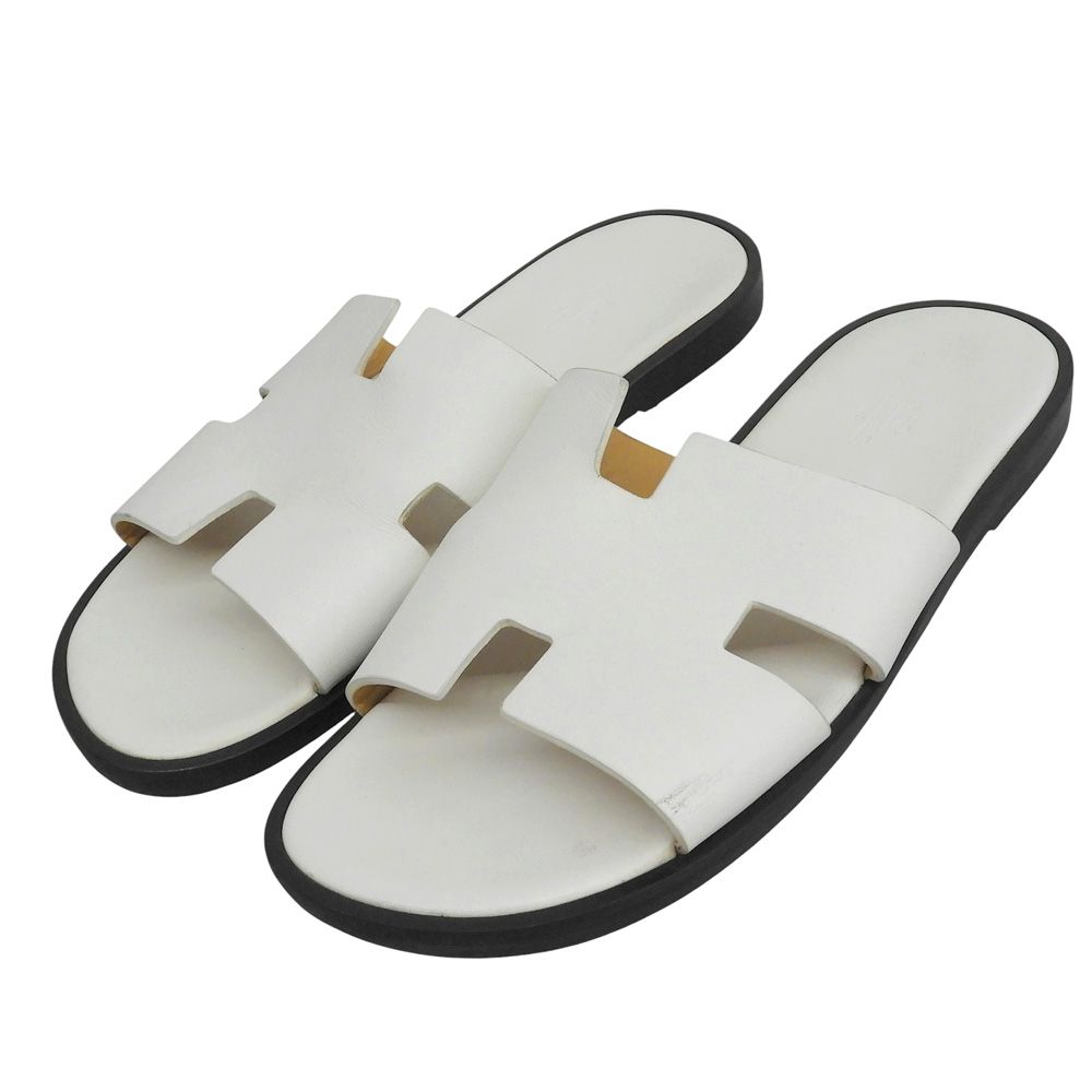 Hermes Izmir Sandals White