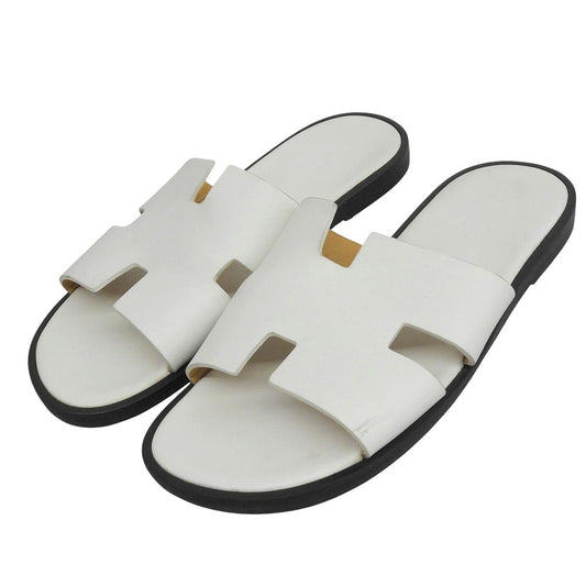 Hermes Izmir Sandals White