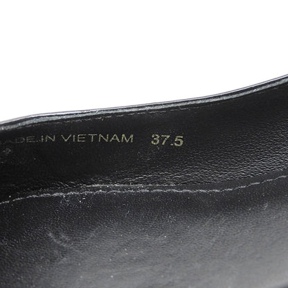 Prada Ribbon Patent Pumps Shoes Black — view 6
