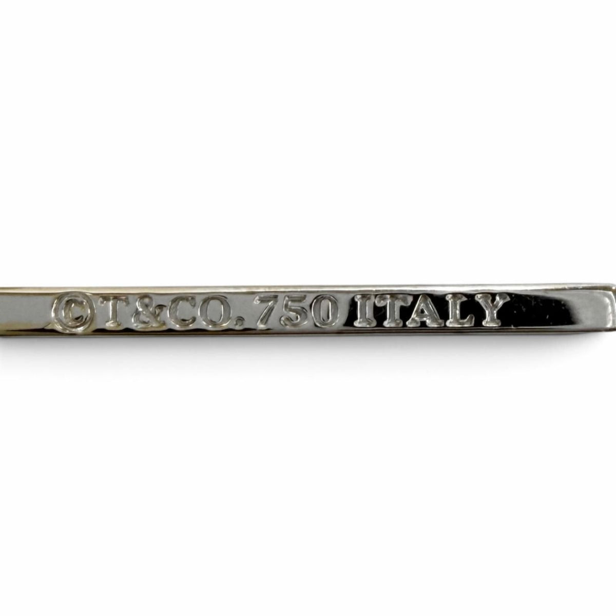 Tiffany & Co 750 Cross Pendant White Gold — view 8