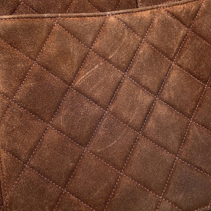 Chanel Backpack Quilted CC Logo Jumbo Suede — view 7