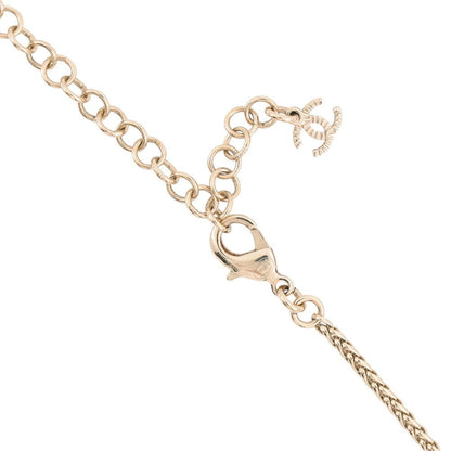 Chanel Necklace CC Logo Rhinestone I 23 — view 5