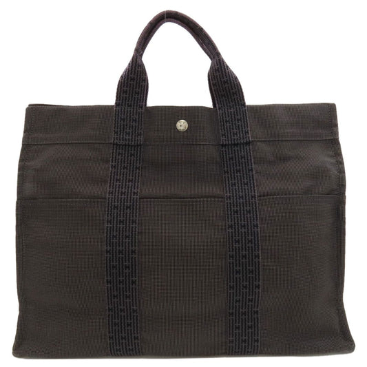Hermes Herline Tote MM Handbag Canvas