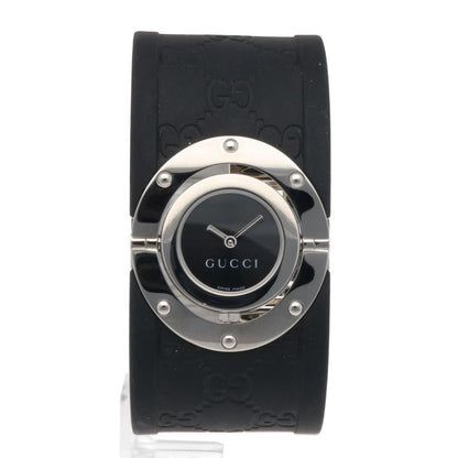 Gucci Noir Watch Clock Stainless Steel 112 Quartz — view 5