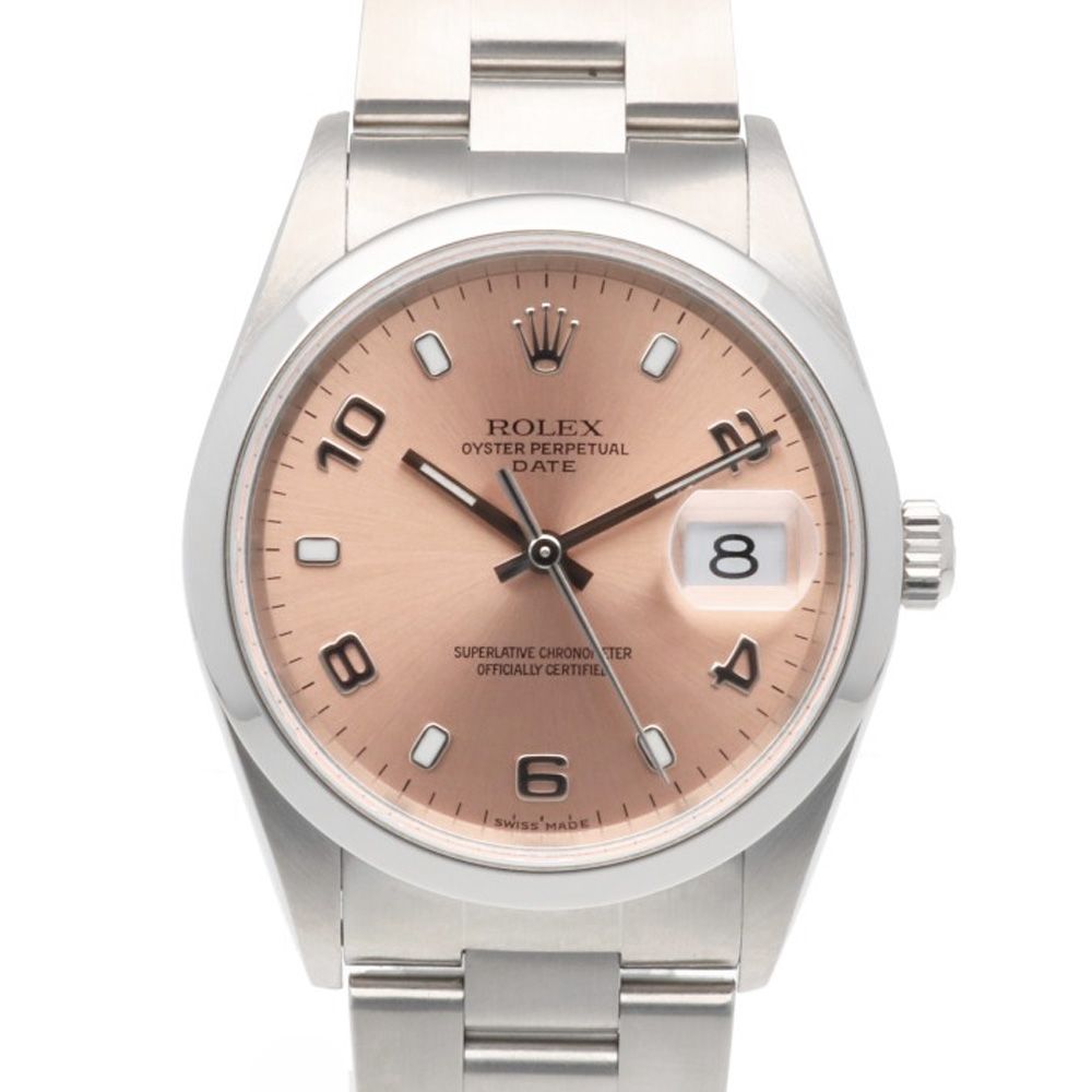 Rolex Date Oyster Perpetual Watch Stainless Steel Automatic