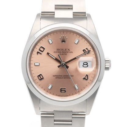 Rolex Date Oyster Perpetual Watch Stainless Steel Automatic