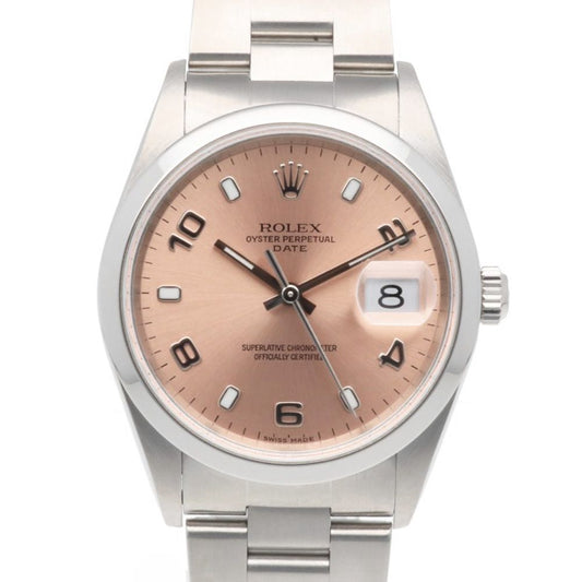 Rolex Date Oyster Perpetual Watch Stainless Steel Automatic