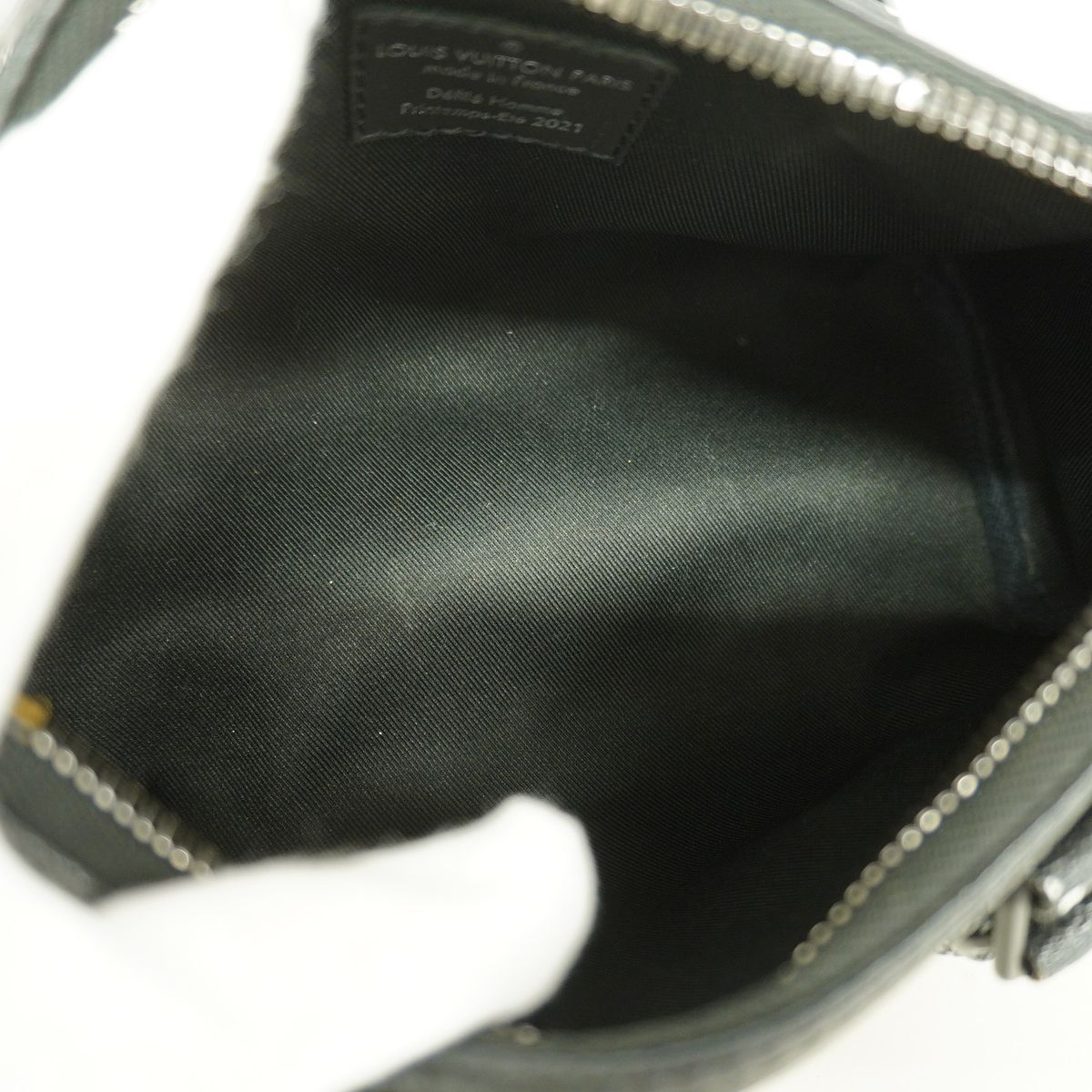 Louis Vuitton Handbag Damier Distorted Keepall XS Black 2-Way Bag — view 4