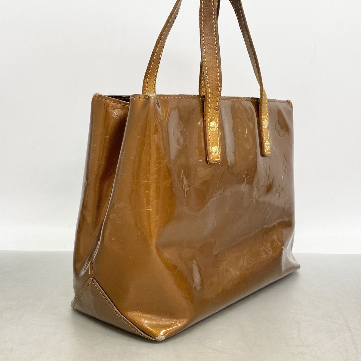 Louis Vuitton Handbag Vernis Reade PM Bronze — view 2