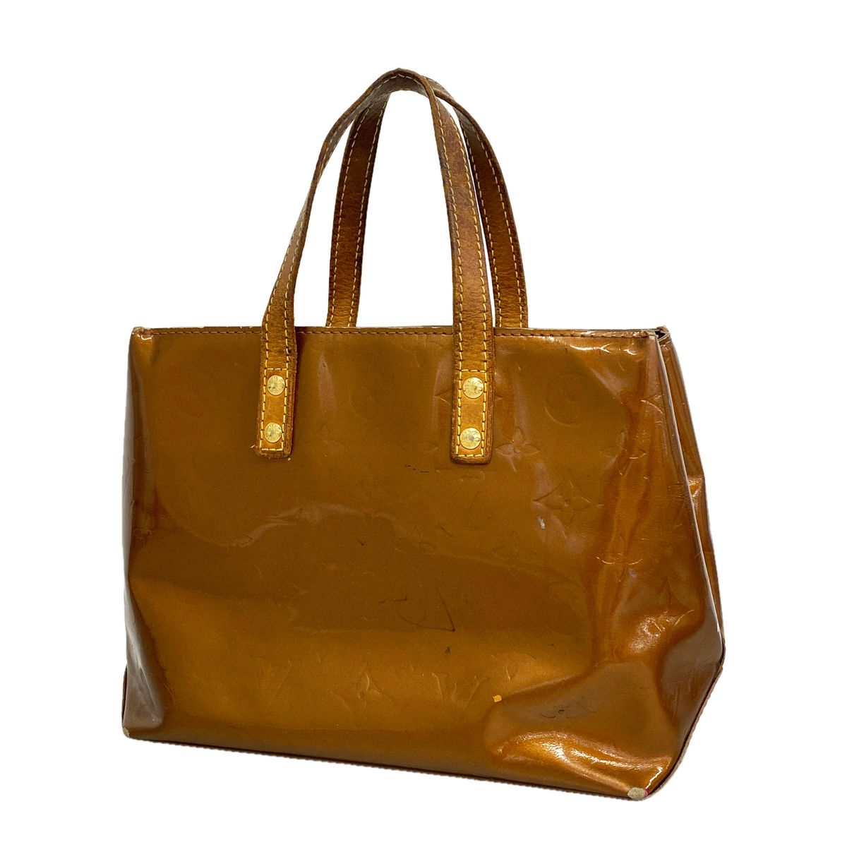 Louis Vuitton Handbag Vernis Reade PM Bronze