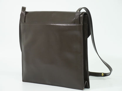 Loewe Anagram Shoulder Bag Leather Brown — view 2