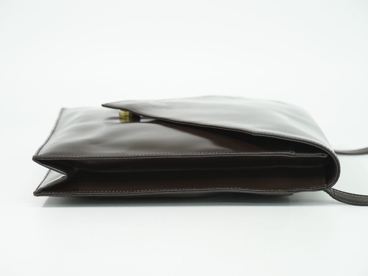 Loewe Anagram Shoulder Bag Leather Brown — view 4