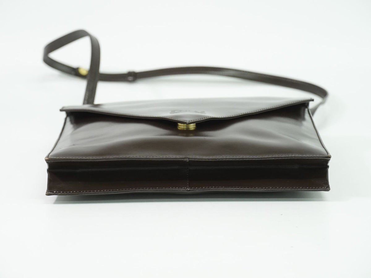Loewe Anagram Shoulder Bag Leather Brown — view 3