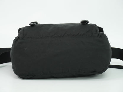 Prada Nylon Shoulder Bag Pochette Black — view 3