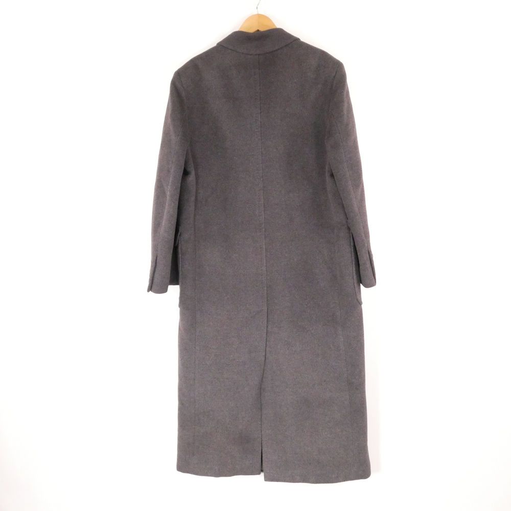 Max Mara Maxmara Coat S Wool Silk Silver Tag 38 — view 2