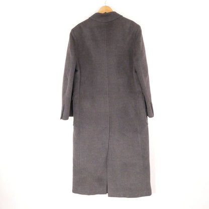 Max Mara Maxmara Coat S Wool Silk Silver Tag 38 — view 2