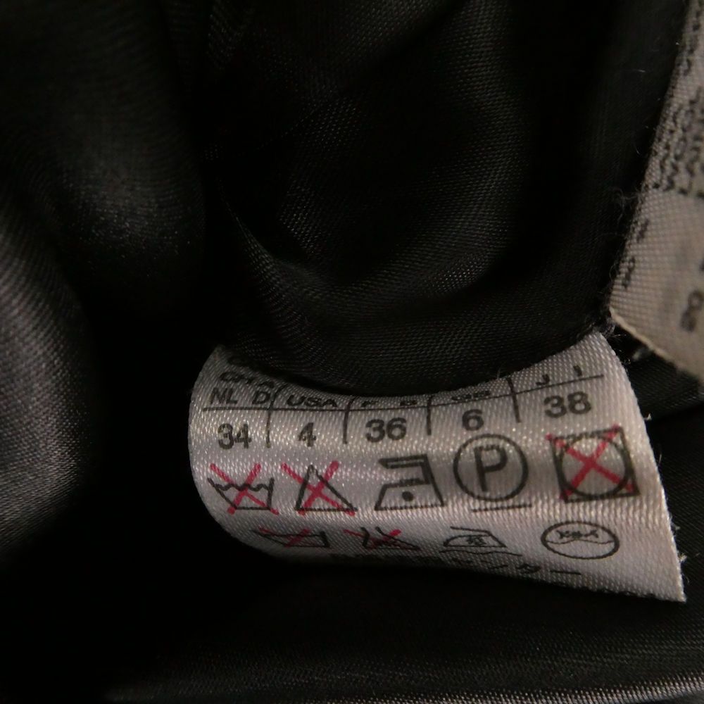 Max Mara Maxmara Coat S Wool Silk Silver Tag 38 — view 4