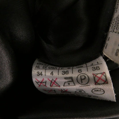 Max Mara Maxmara Coat S Wool Silk Silver Tag 38 — view 4